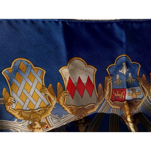 Hermes Silk Scarf British Heraldry Design by Rybal - Picture 9 of 10